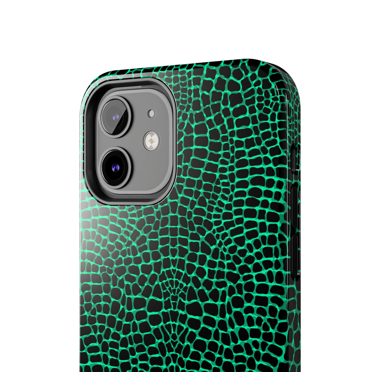 STUBBIE Phone Case for Apple iPhone - Green Croc Phone Case