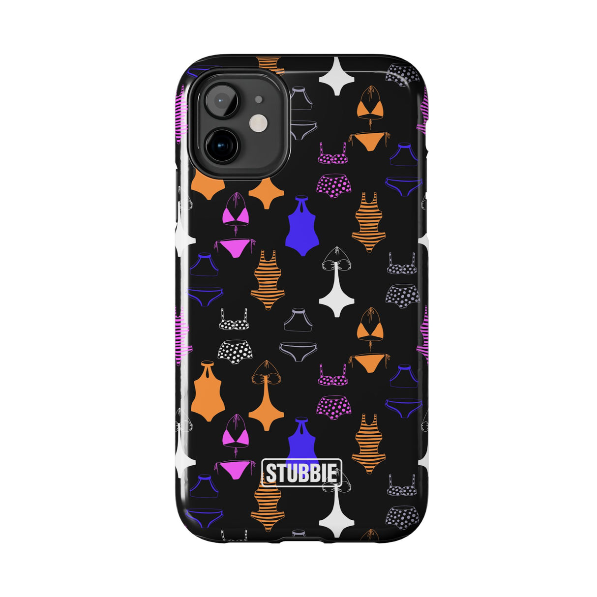 STUBBIE Phone Case for Apple iPhone - Night Bikini Phone Case