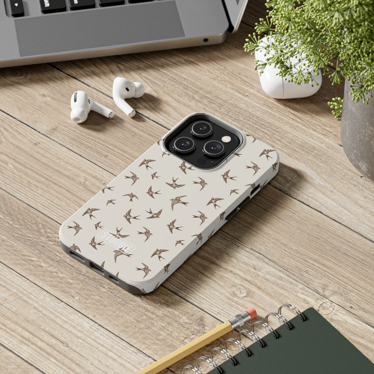STUBBIE Phone Case for Apple iPhone - Bird Flying Phone Case
