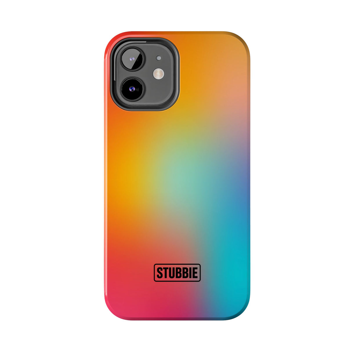 STUBBIE Phone Case for Apple iPhone - Rainbow Blue Stubbie