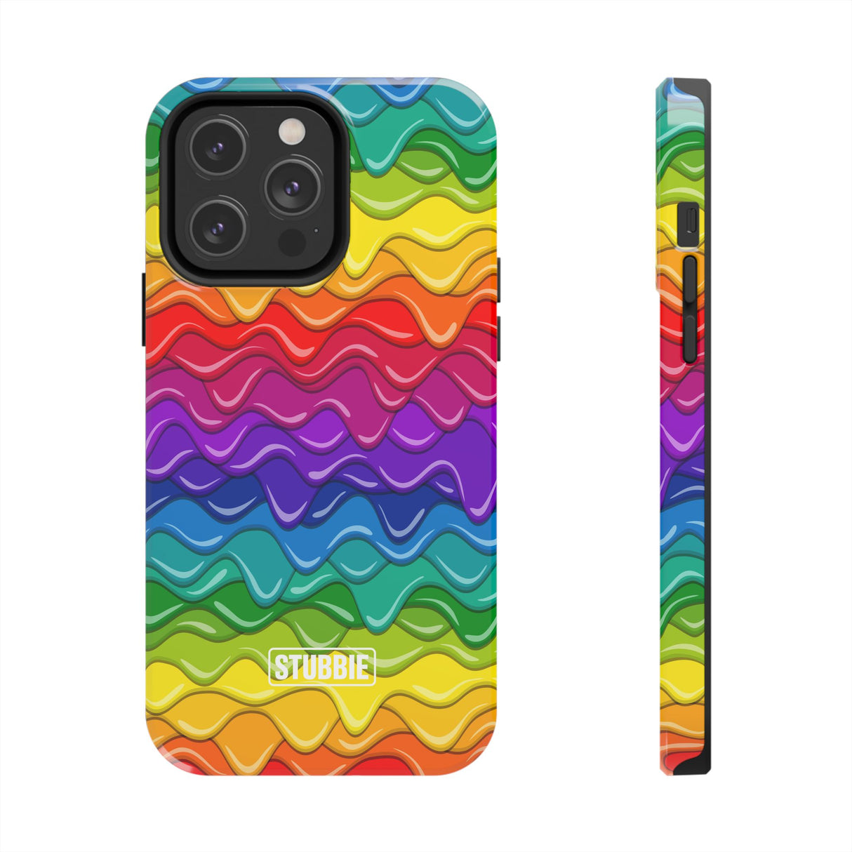 STUBBIE Phone Case for Apple iPhone - Rainbow Cake Phone Case