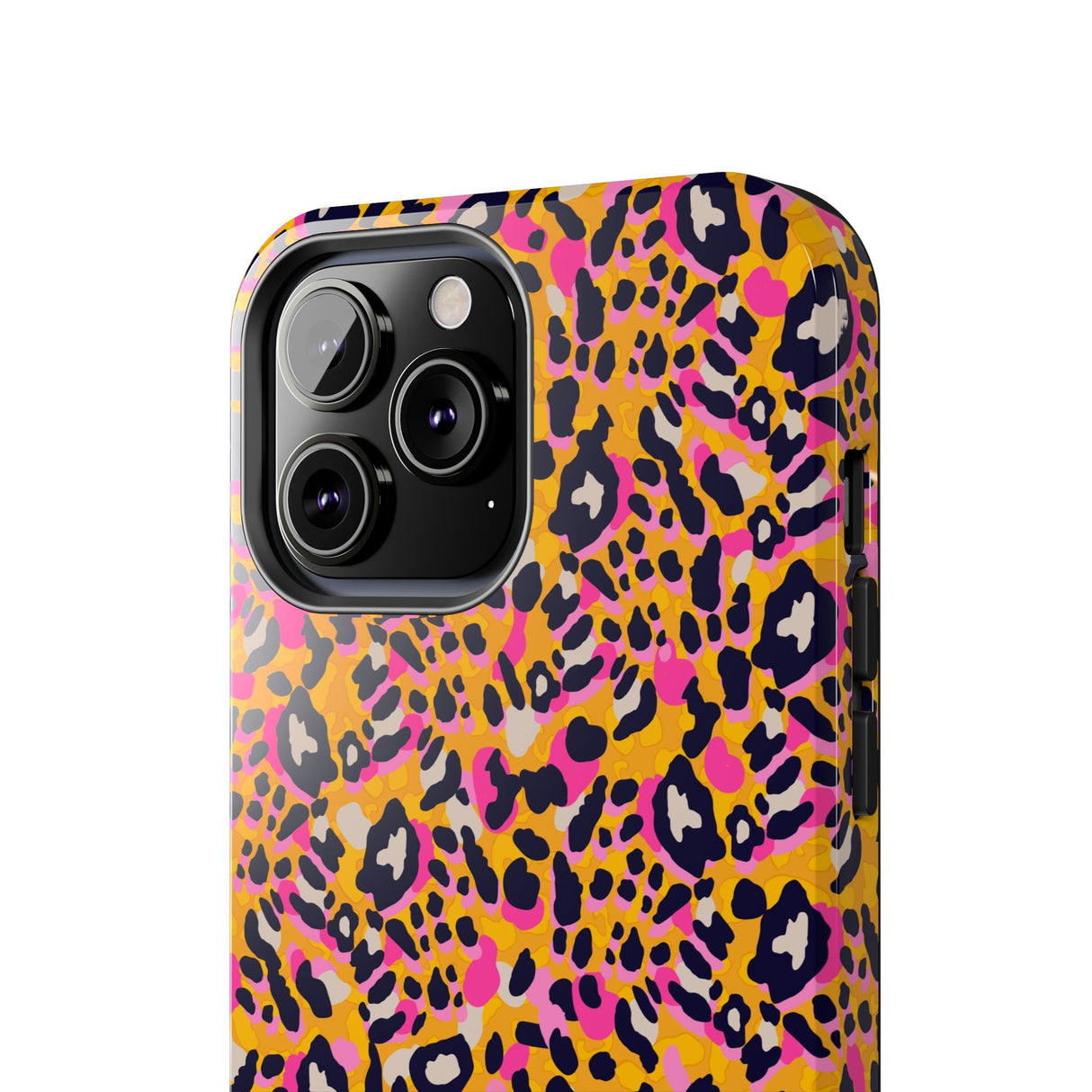 STUBBIE Phone Case for Apple iPhone - Pink Orange Leopard Phone Case