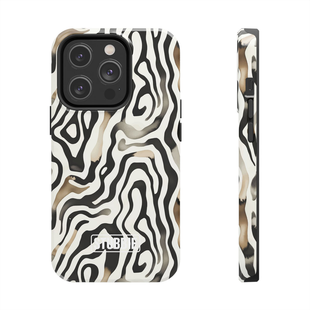 STUBBIE Phone Case for Apple iPhone - Weird Zebra Stubbie
