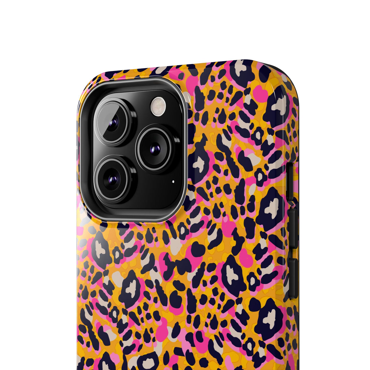 STUBBIE Phone Case for Apple iPhone - Pink Orange Leopard Phone Case