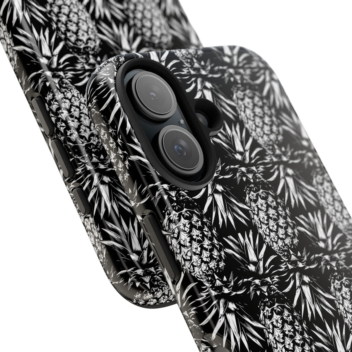 STUBBIE Phone Case for Apple iPhone - Black And White Pineapple Phone Case