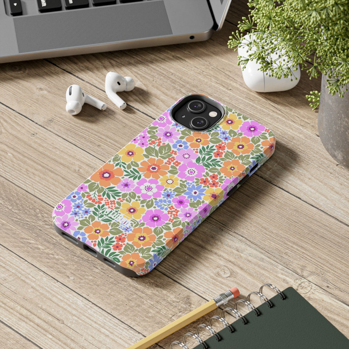 STUBBIE Phone Case for Apple iPhone - Petal Power Stubbie