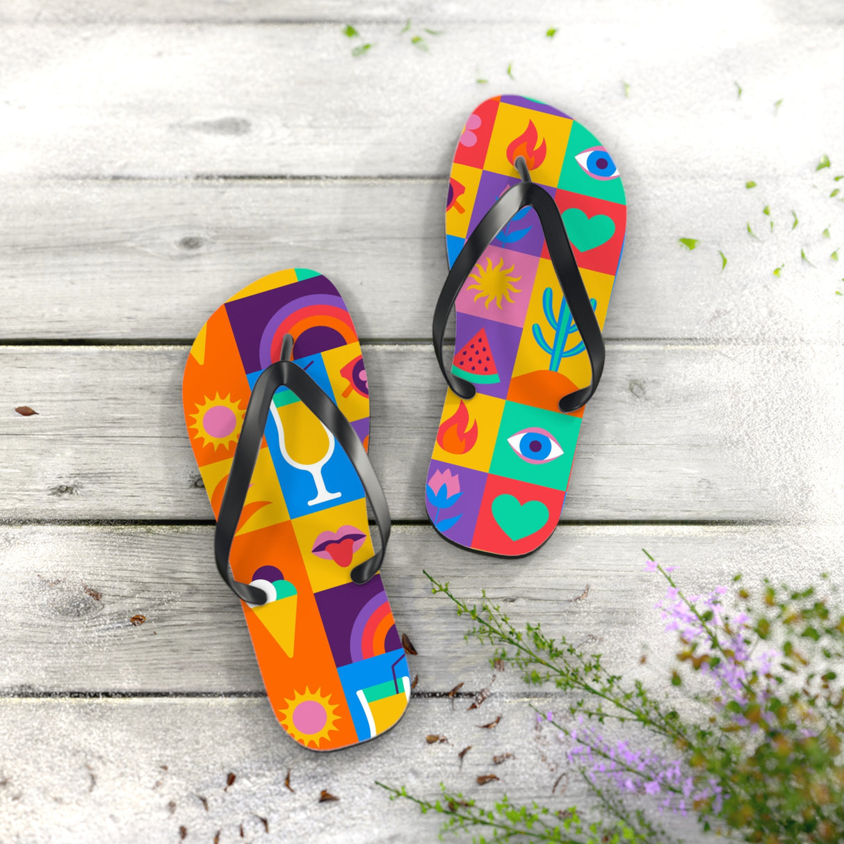 STUBBIE Flip Flops - Travel Blocks STUBBIE