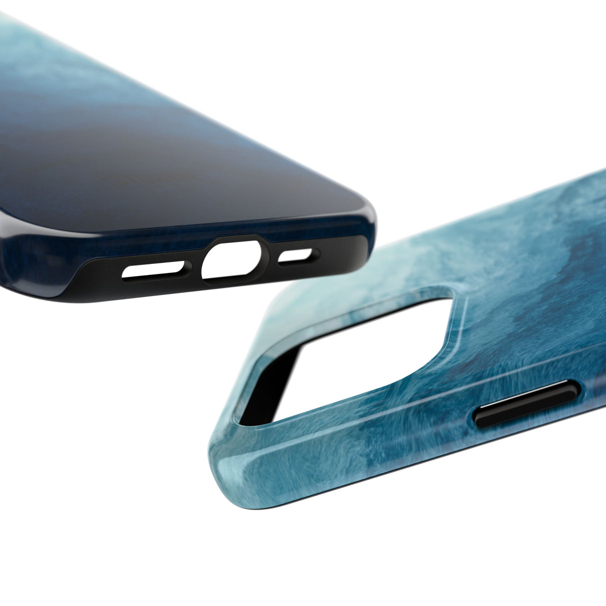 STUBBIE Phone Case for Apple iPhone - Blue Marble Phone Case