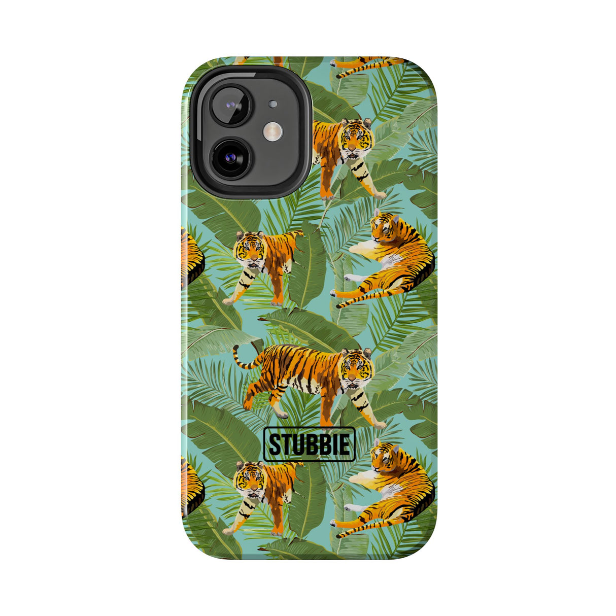 STUBBIE Phone Case for Apple iPhone - Jungle Tiger Stubbie