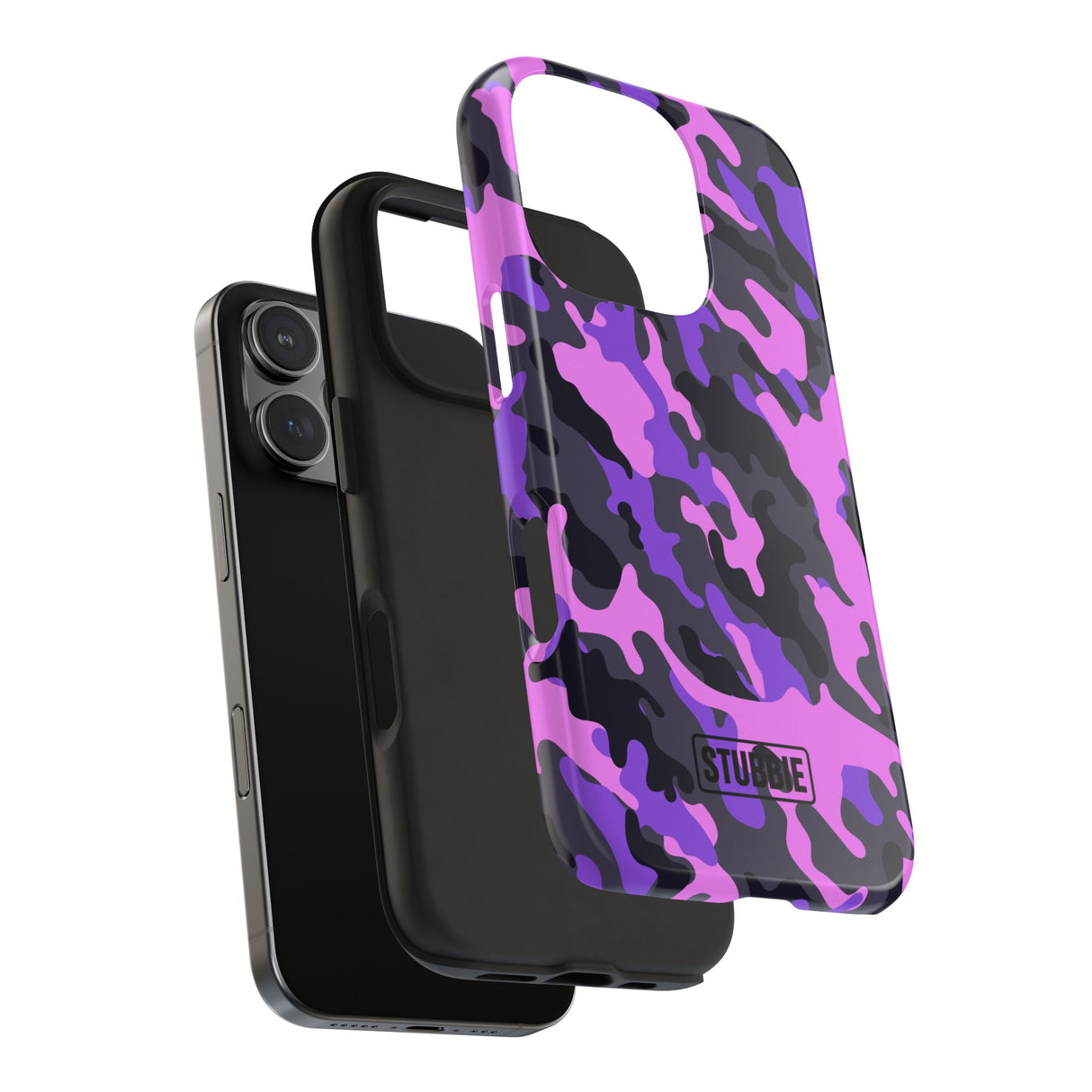 STUBBIE Phone Case for Apple iPhone - Pink Camo Phone Case