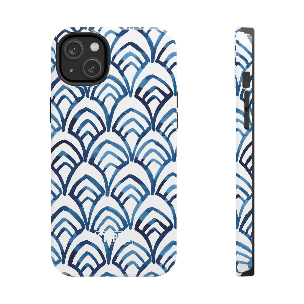 STUBBIE Phone Case for Apple iPhone - Blue Art Deco Phone Case