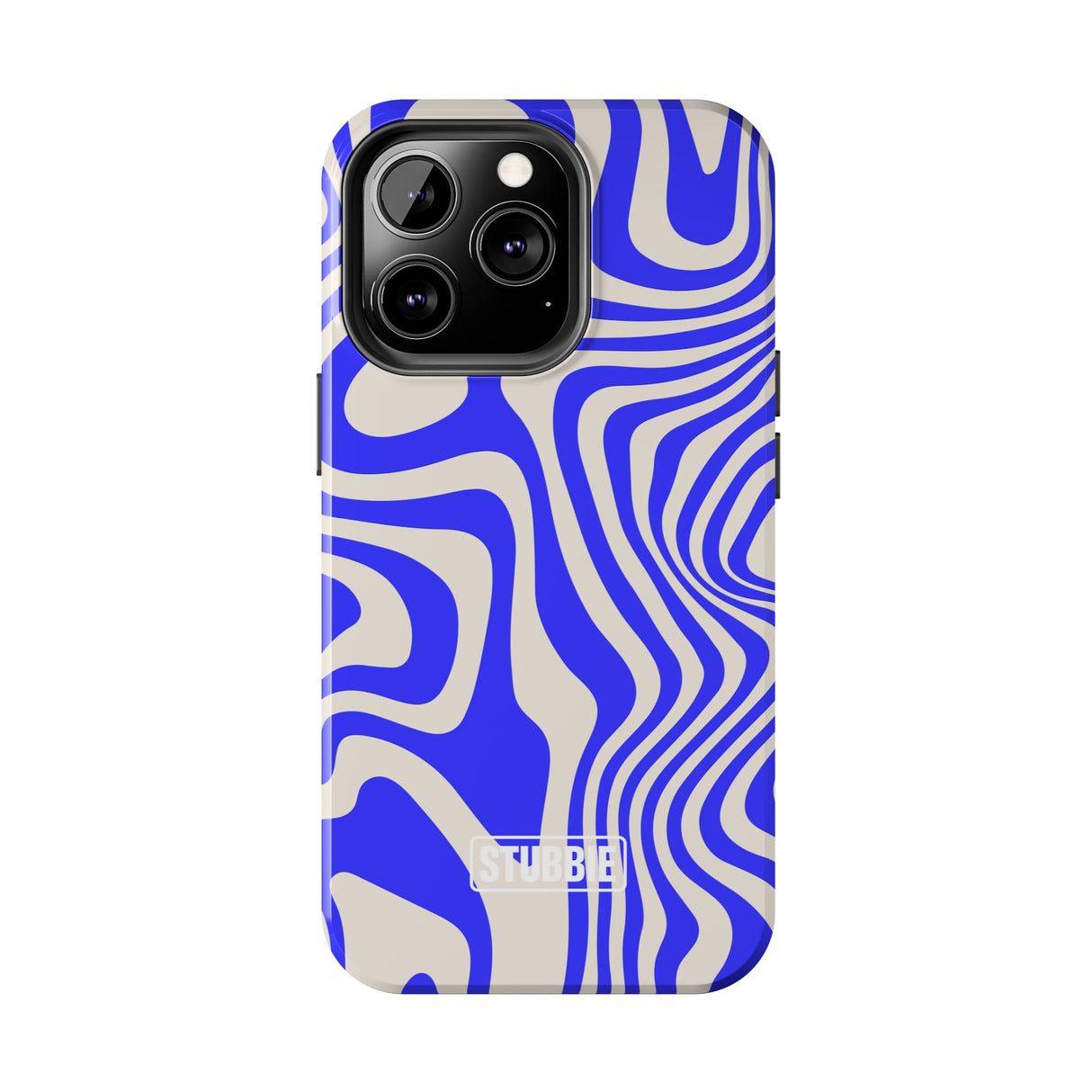 STUBBIE Phone Case for Apple iPhone - Crazy Blue Phone Case