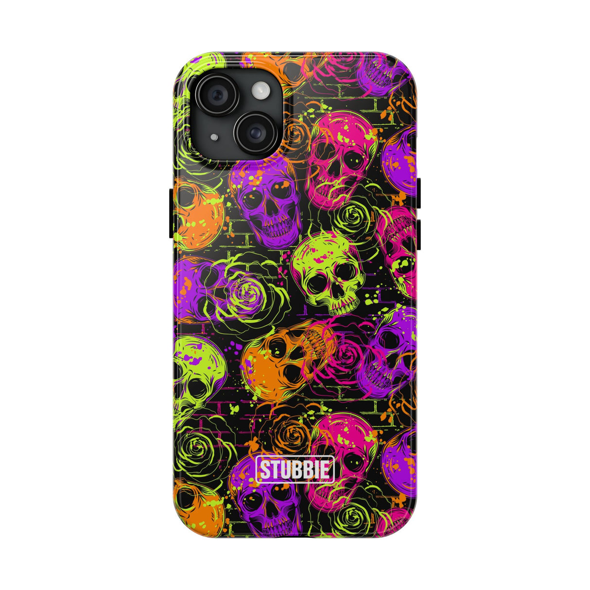 STUBBIE Phone Case for Apple iPhone - Neon Skulls Phone Case