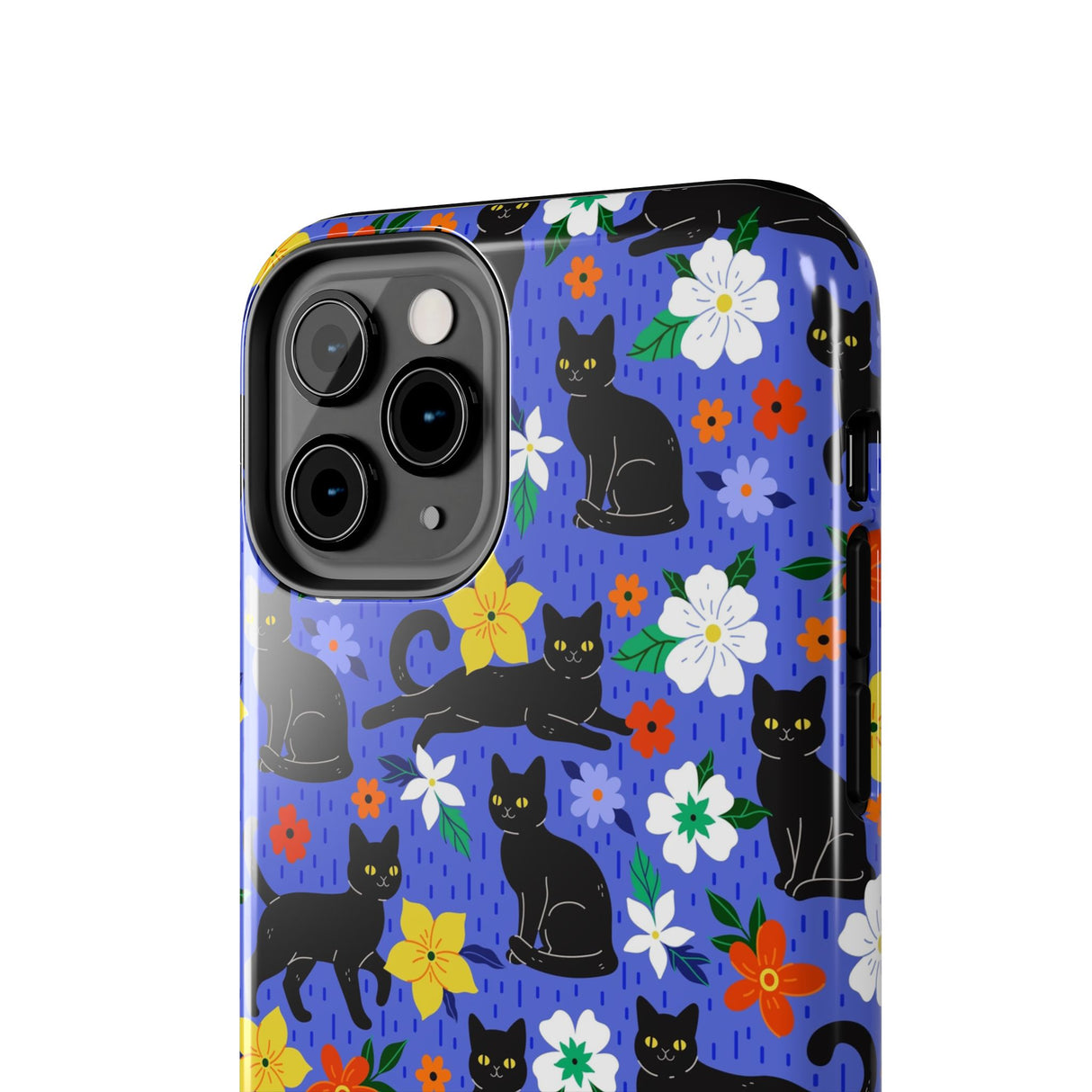 STUBBIE Phone Case for Apple iPhone - Black Cat Phone Case