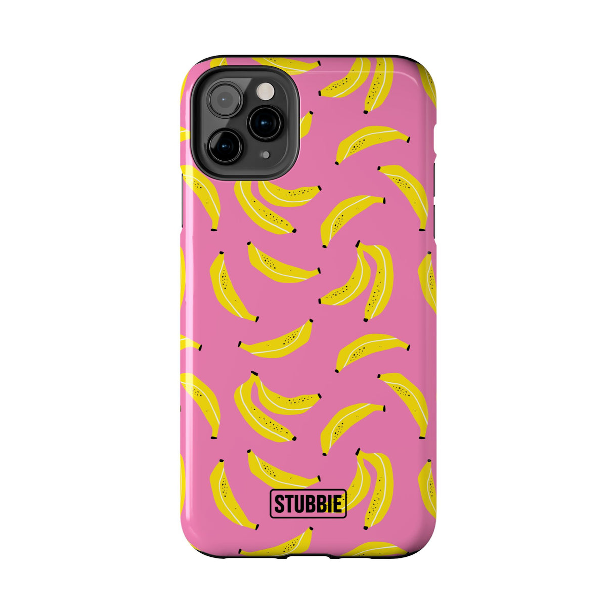 STUBBIE Phone Case for Apple iPhone - Pink Banana Phone Case
