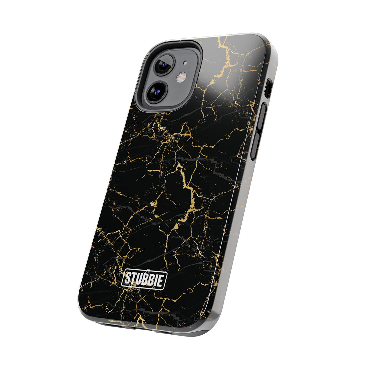 STUBBIE Phone Case for Apple iPhone - Midnight Black Marble Phone Case
