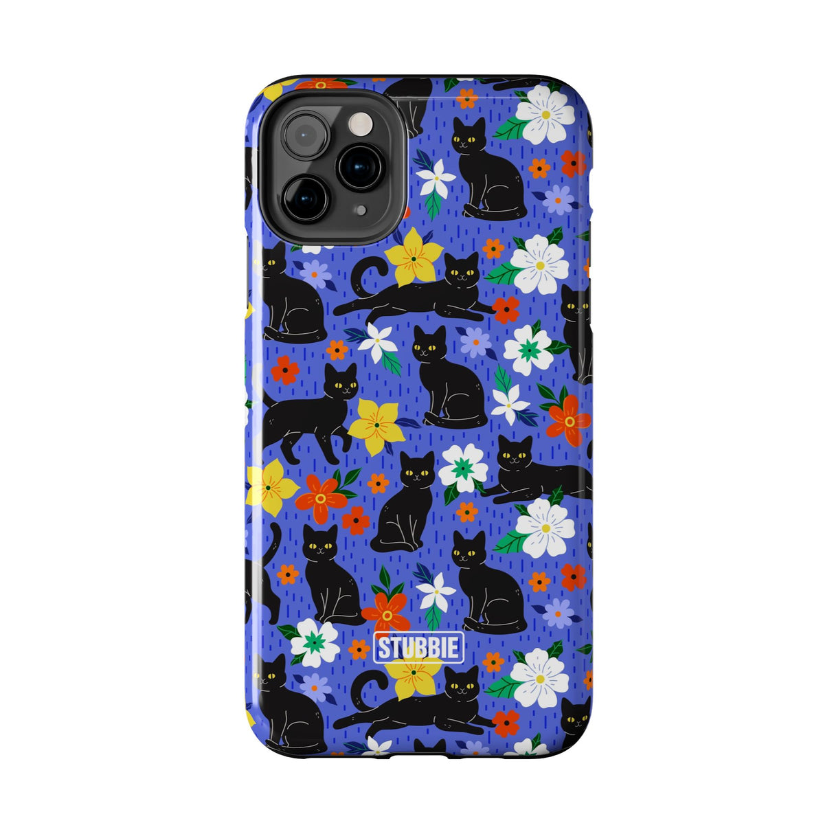 STUBBIE Phone Case for Apple iPhone - Black Cat Phone Case