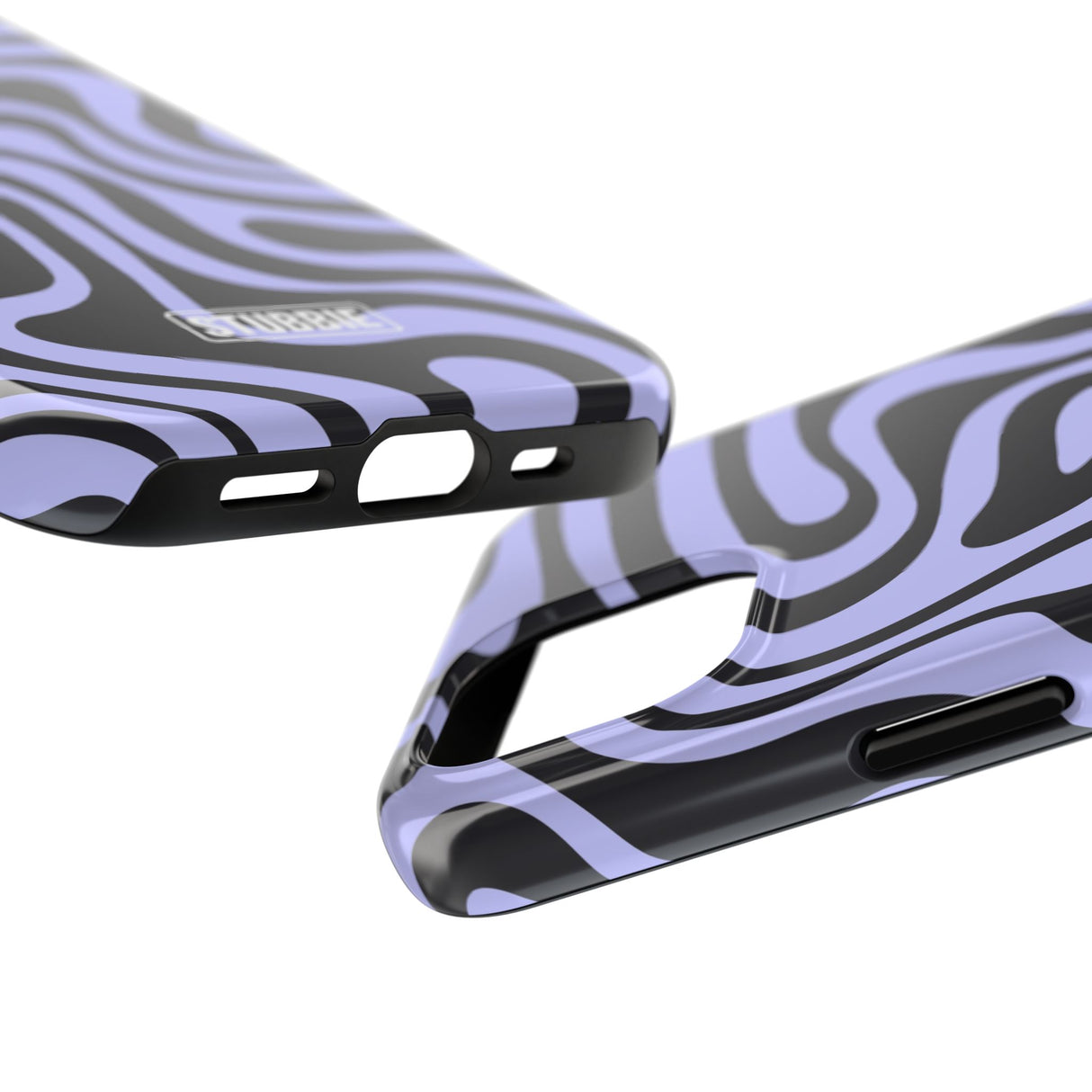 STUBBIE Phone Case for Apple iPhone - Crazy Zebra Stubbie