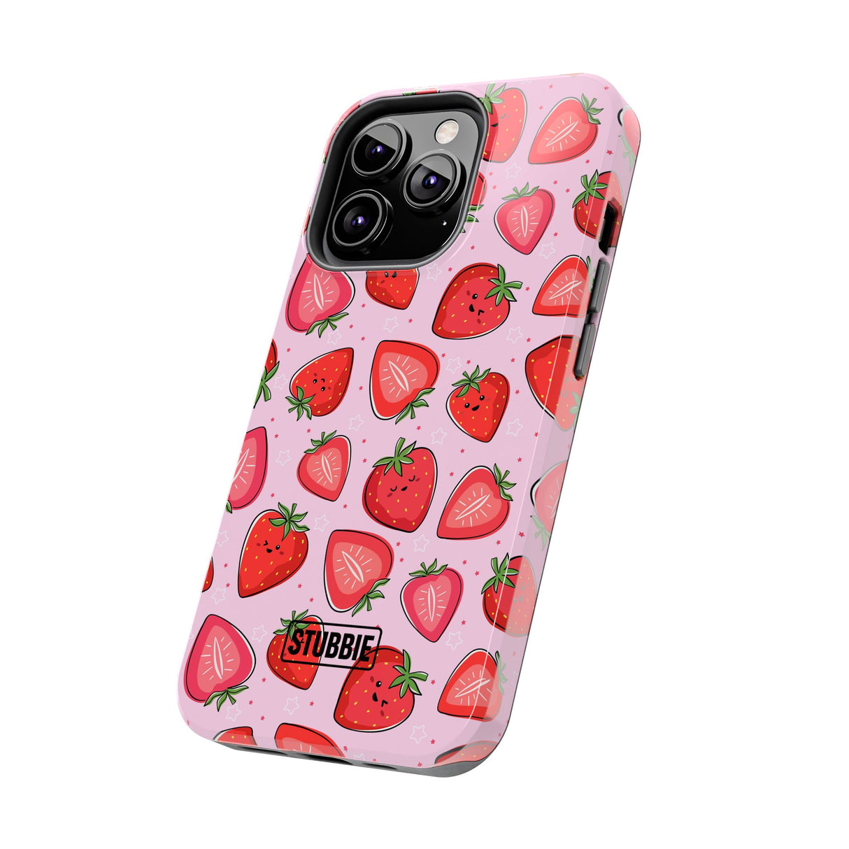 STUBBIE Phone Case for Apple iPhone - Smile Strawberry Phone Case