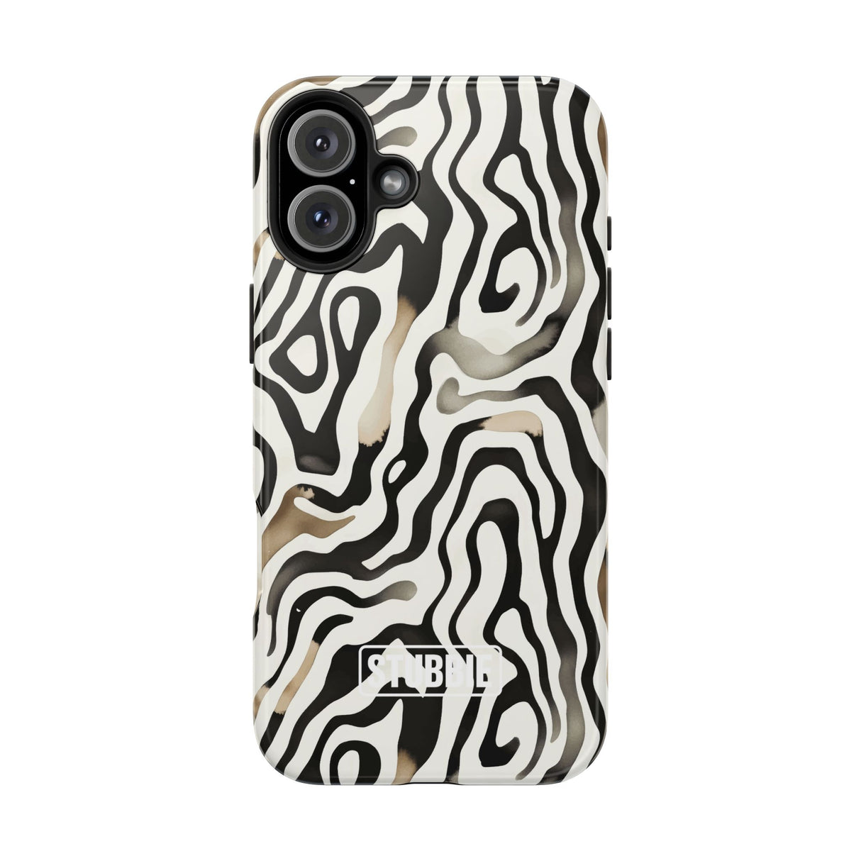 STUBBIE Phone Case for Apple iPhone - Weird Zebra Stubbie