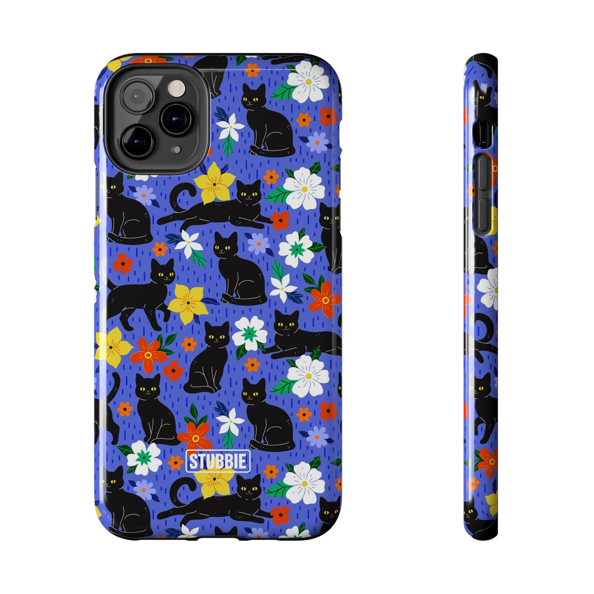 STUBBIE Phone Case for Apple iPhone - Black Cat Phone Case