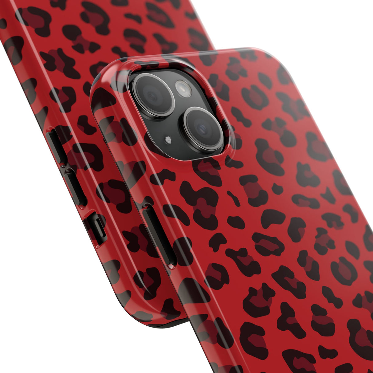 STUBBIE Phone Case for Apple iPhone - Red Leopard Phone Case