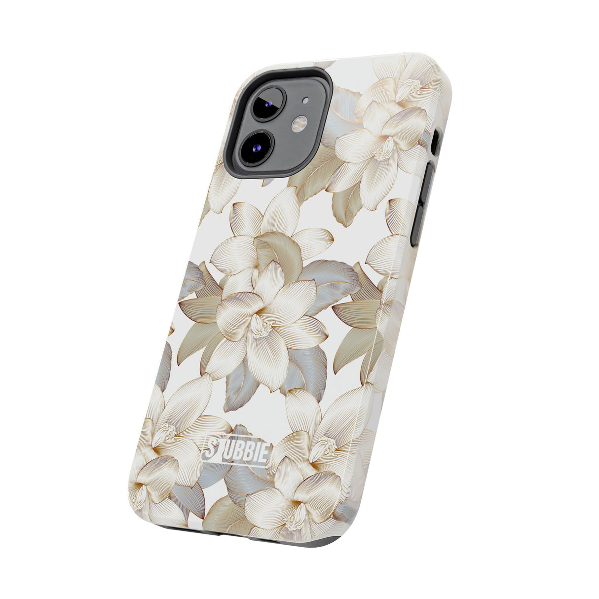 STUBBIE Phone Case for Apple iPhone - White Flowers Phone Case