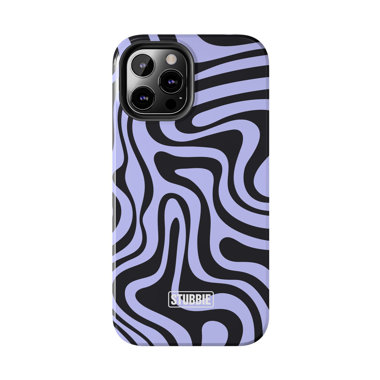 STUBBIE Phone Case for Apple iPhone - Crazy Zebra Stubbie