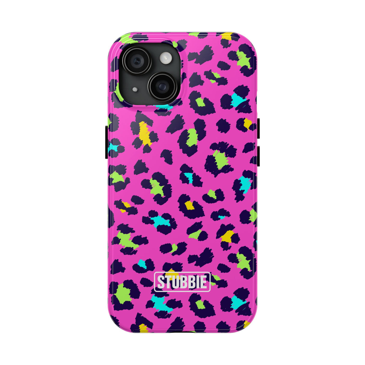 STUBBIE Phone Case for Apple iPhone - Disco Leopard Stubbie