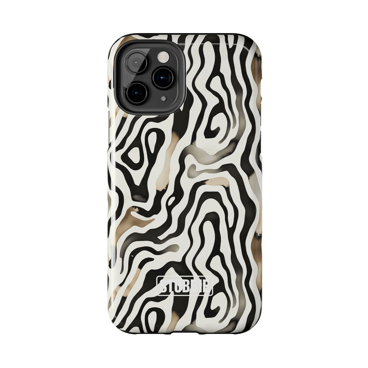 STUBBIE Phone Case for Apple iPhone - Weird Zebra Stubbie