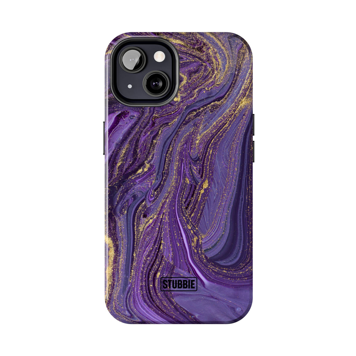 STUBBIE Phone Case for Apple iPhone - Purple Marble Phone Case