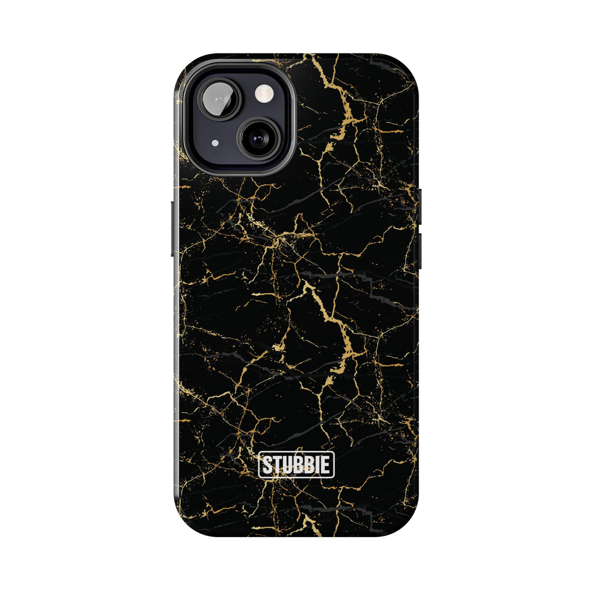 STUBBIE Phone Case for Apple iPhone - Midnight Black Marble Phone Case