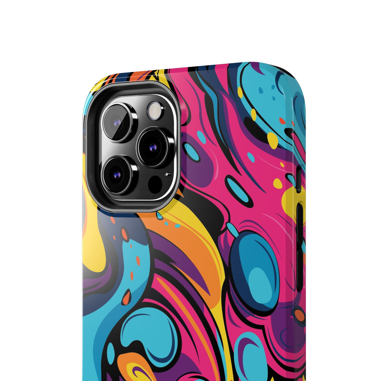 STUBBIE Phone Case for Apple iPhone - Messy Bright Paint Phone Case