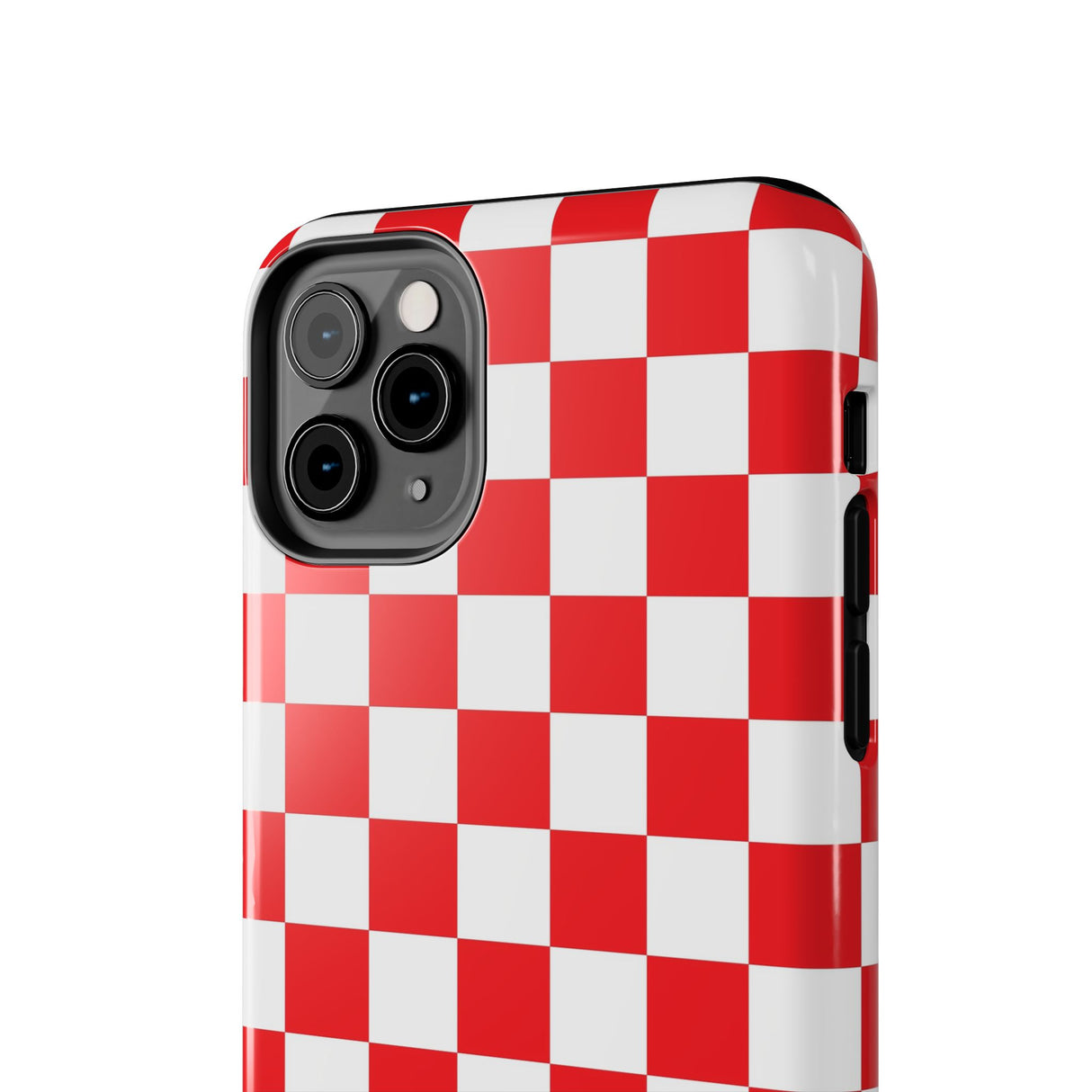 STUBBIE Phone Case for Apple iPhone - Red Checkered Phone Case
