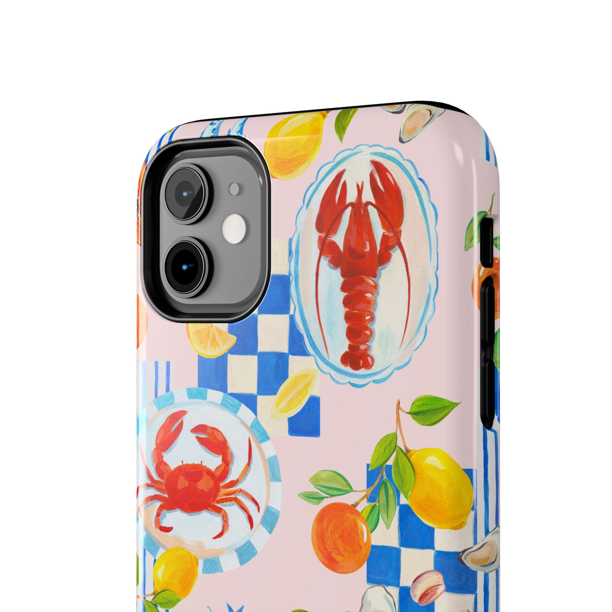 STUBBIE Phone Case for Apple iPhone - Italian Summer Seafood Stubbie
