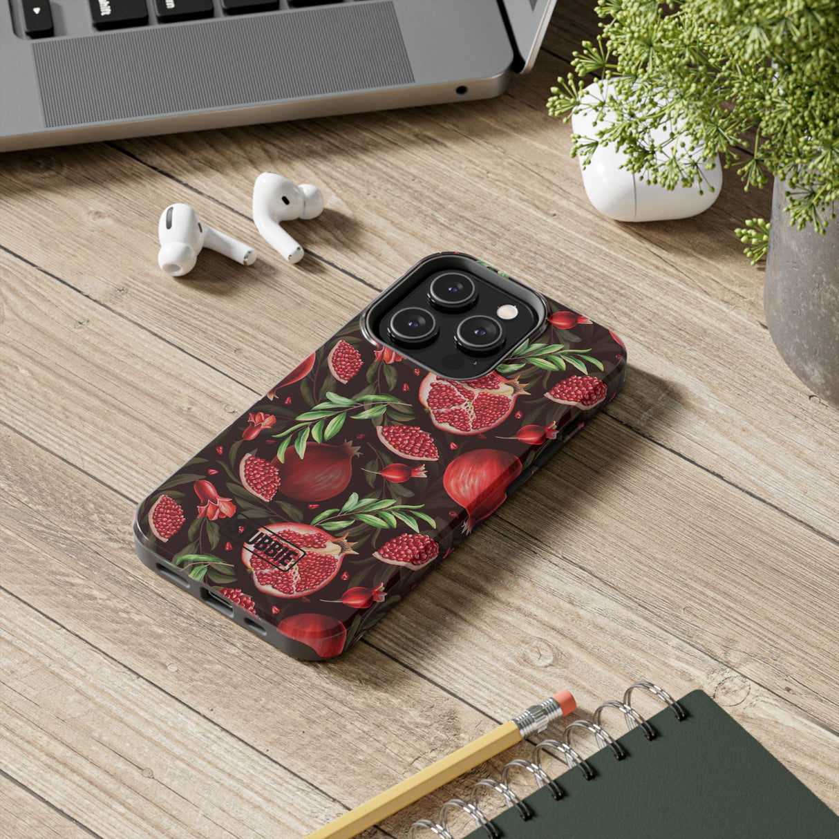 STUBBIE Phone Case for Apple iPhone - Pomegranate Phone Case