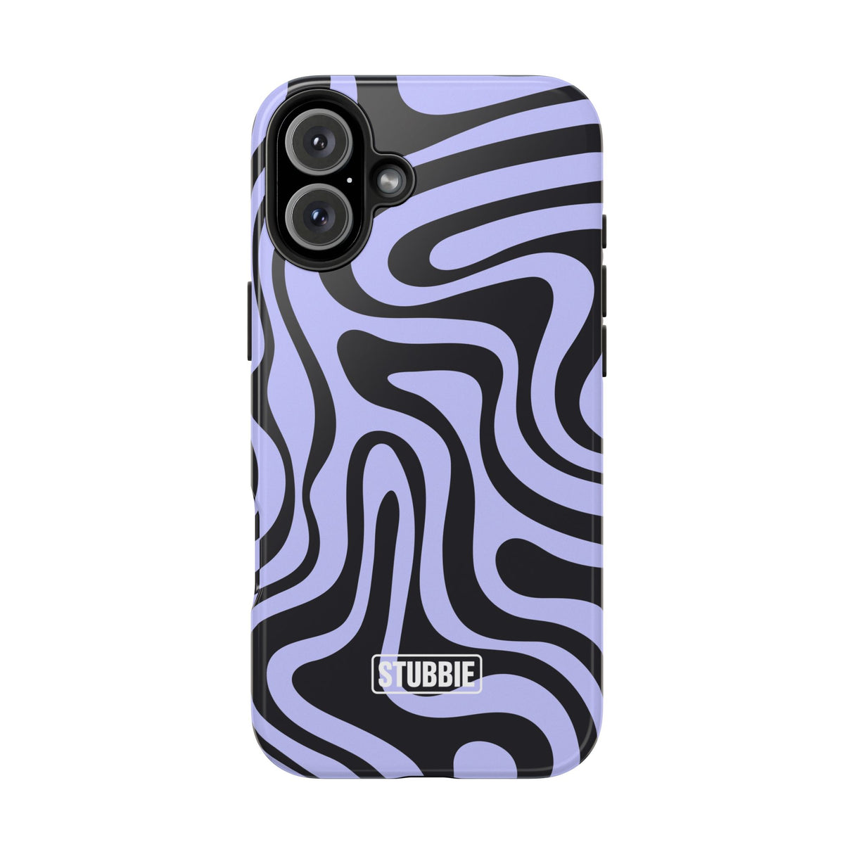 STUBBIE Phone Case for Apple iPhone - Crazy Zebra Stubbie
