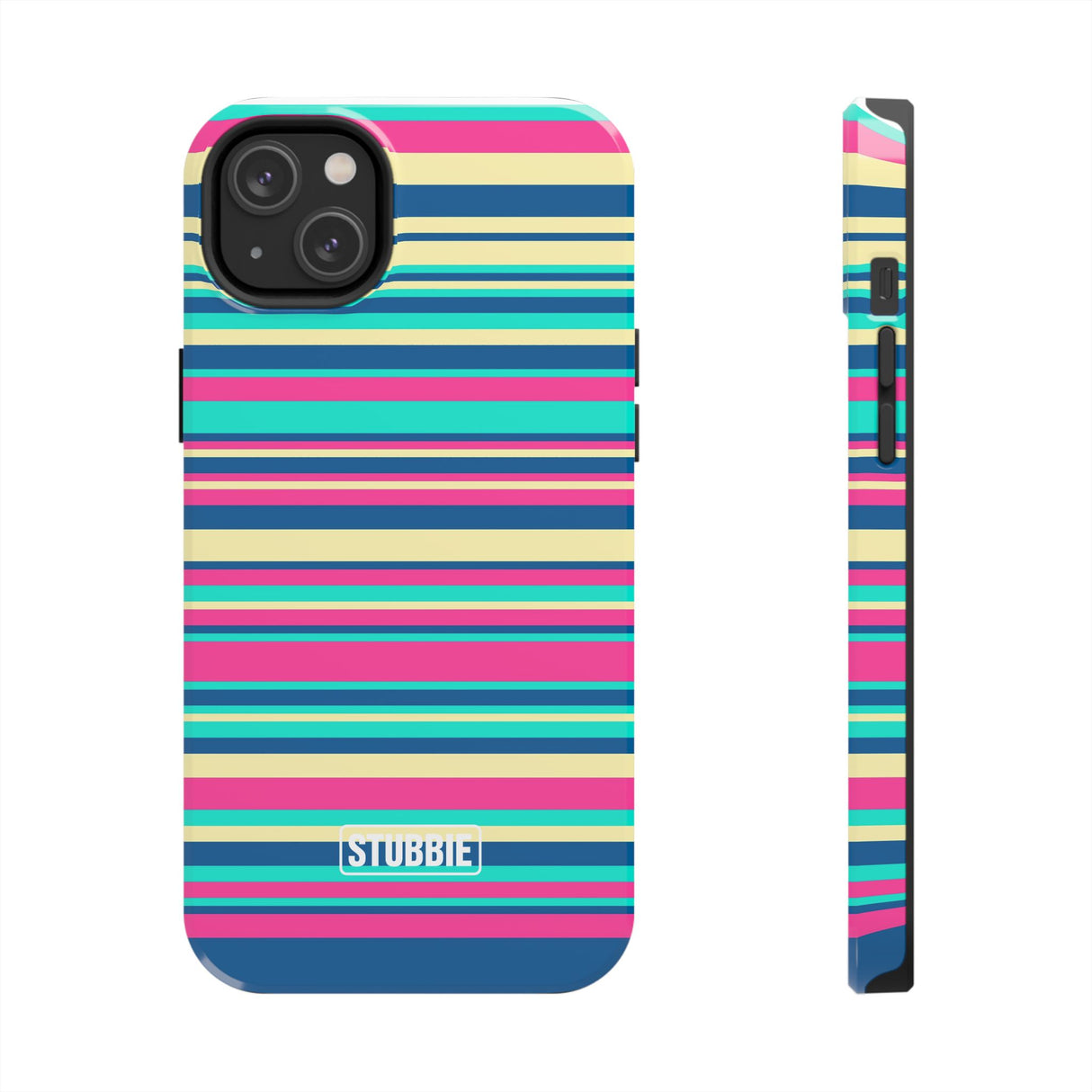 STUBBIE Phone Case for Apple iPhone - Coloured Stripes Phone Case
