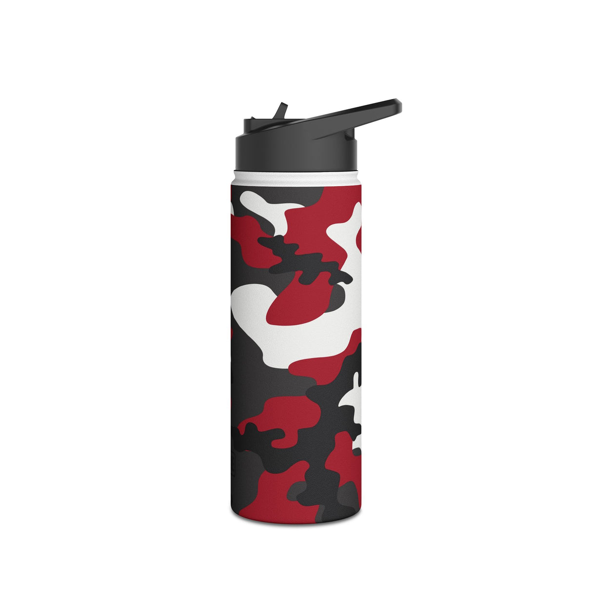 Red Camouflage Stainless Steel Water Bottle