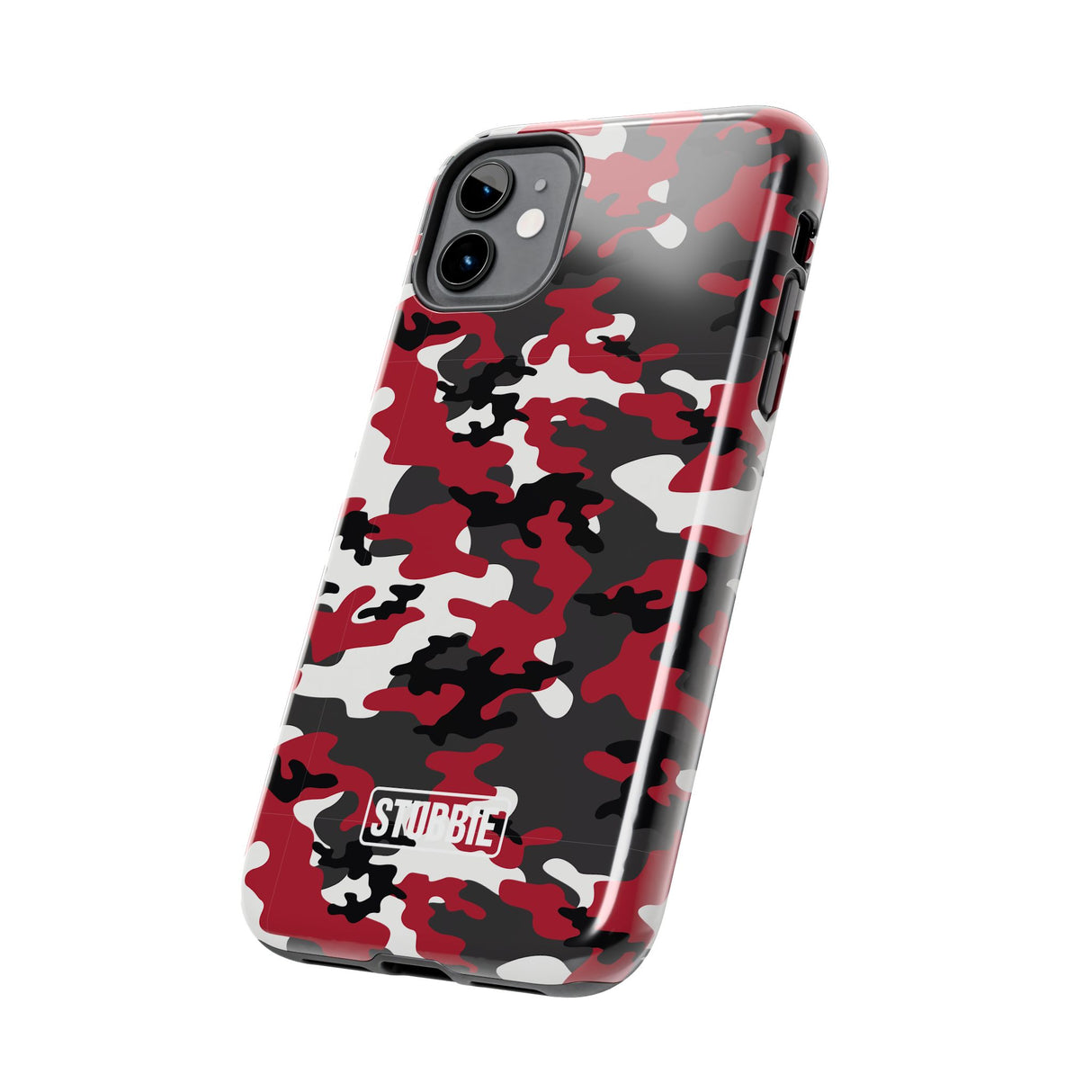 STUBBIE Phone Case for Apple iPhone - Red Camo Phone Case