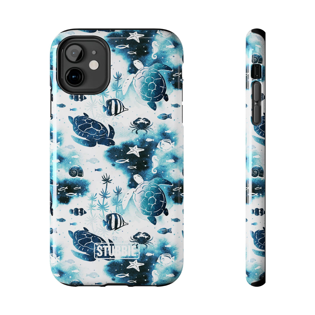 STUBBIE Phone Case for Apple iPhone - Fish And Turtle Phone Case