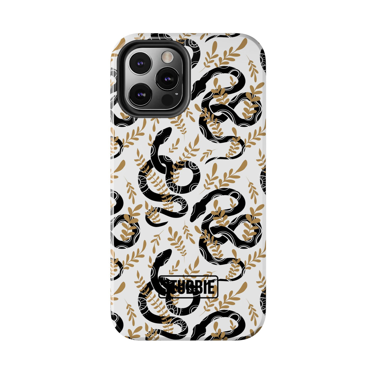 STUBBIE Phone Case for Apple iPhone - Black Snake Phone Case