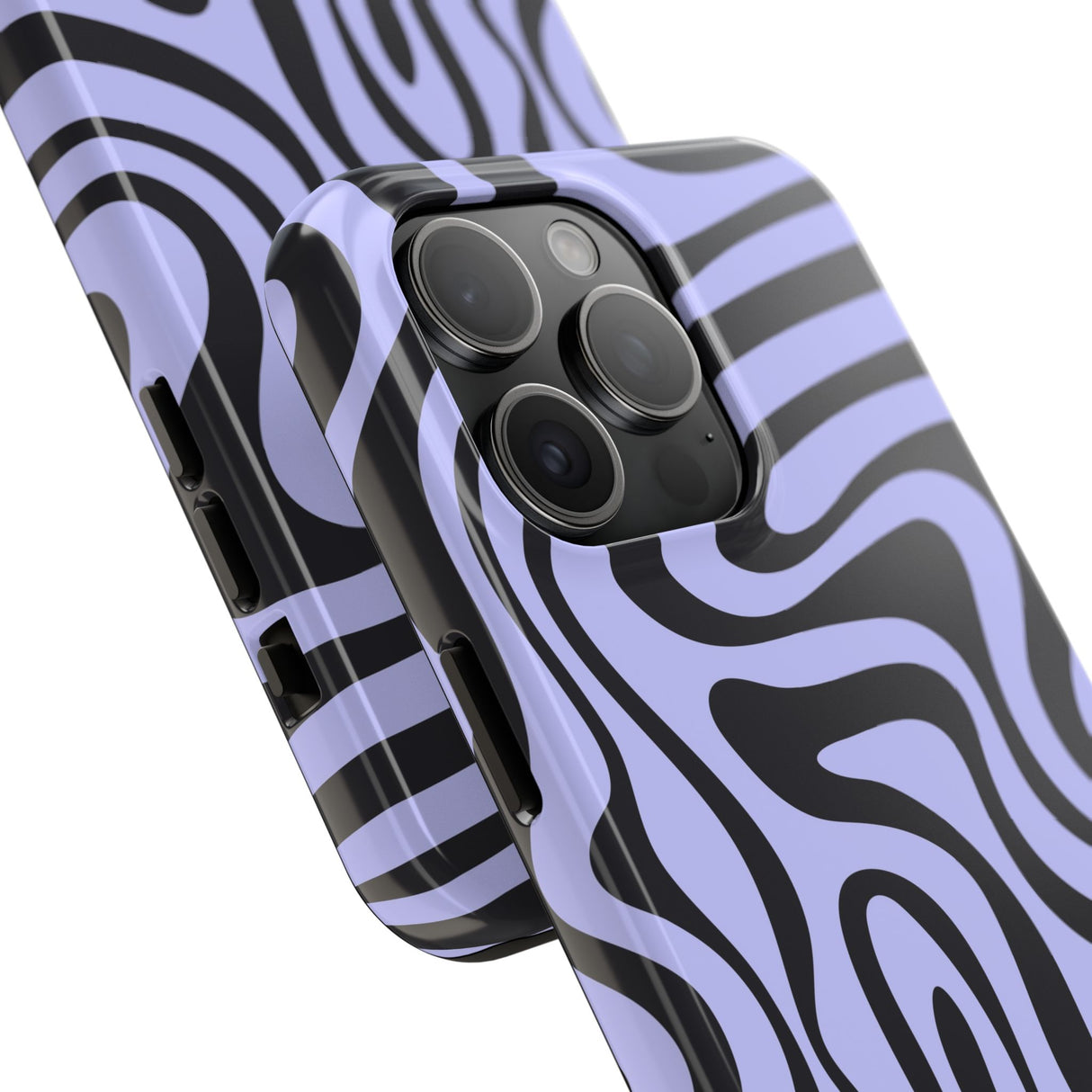 STUBBIE Phone Case for Apple iPhone - Crazy Zebra Stubbie