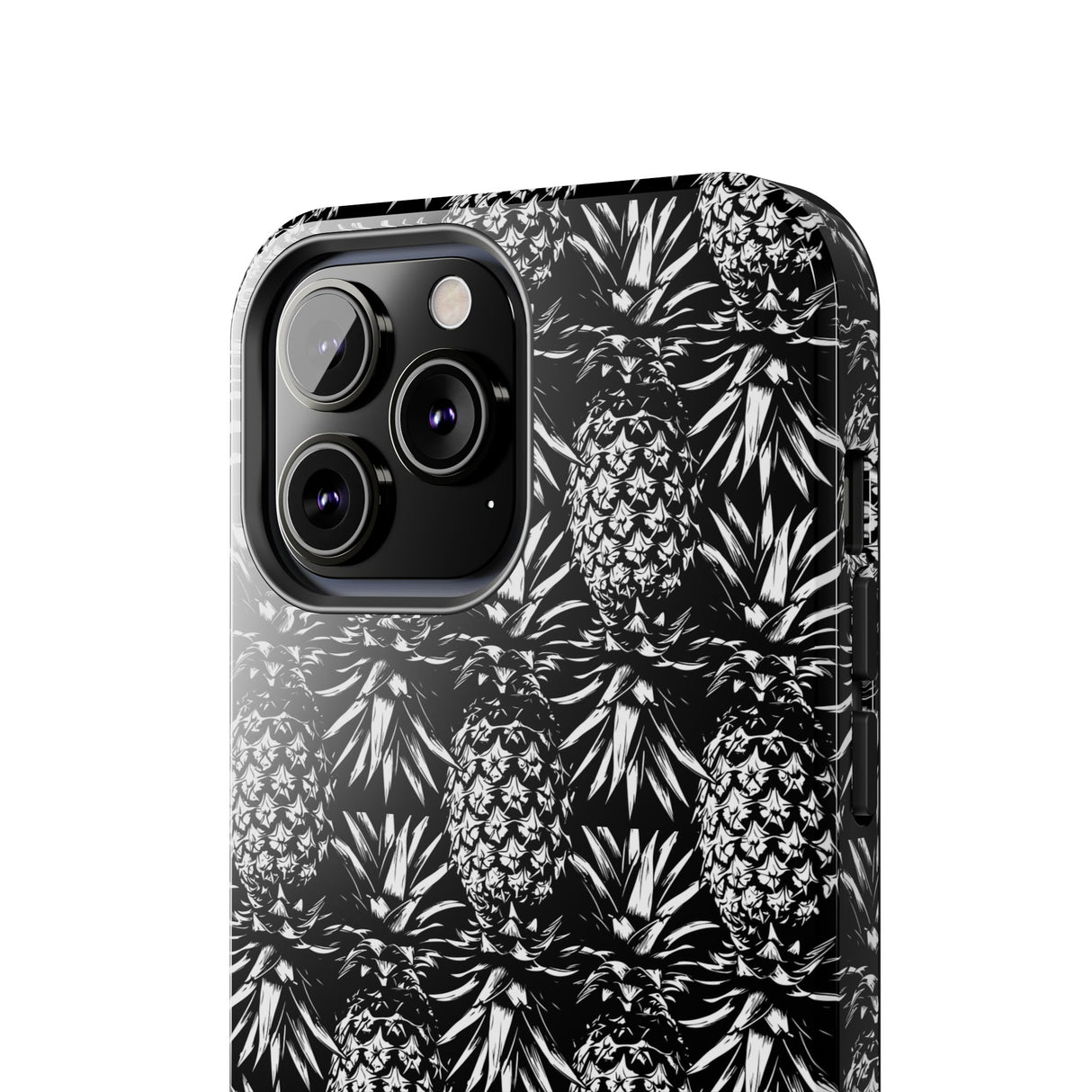 STUBBIE Phone Case for Apple iPhone - Black And White Pineapple Phone Case
