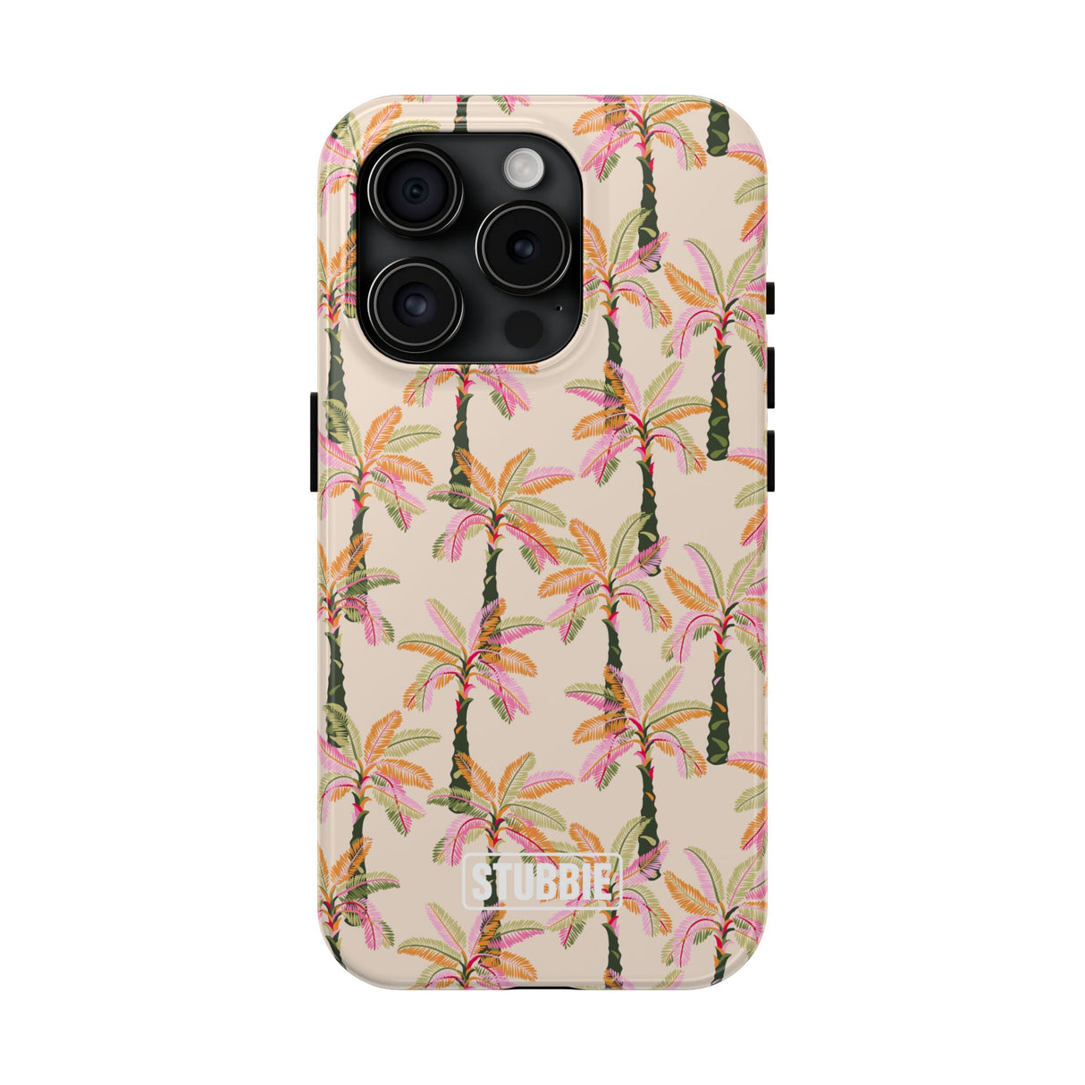 STUBBIE Phone Case for Apple iPhone - Pink Palm Stubbie