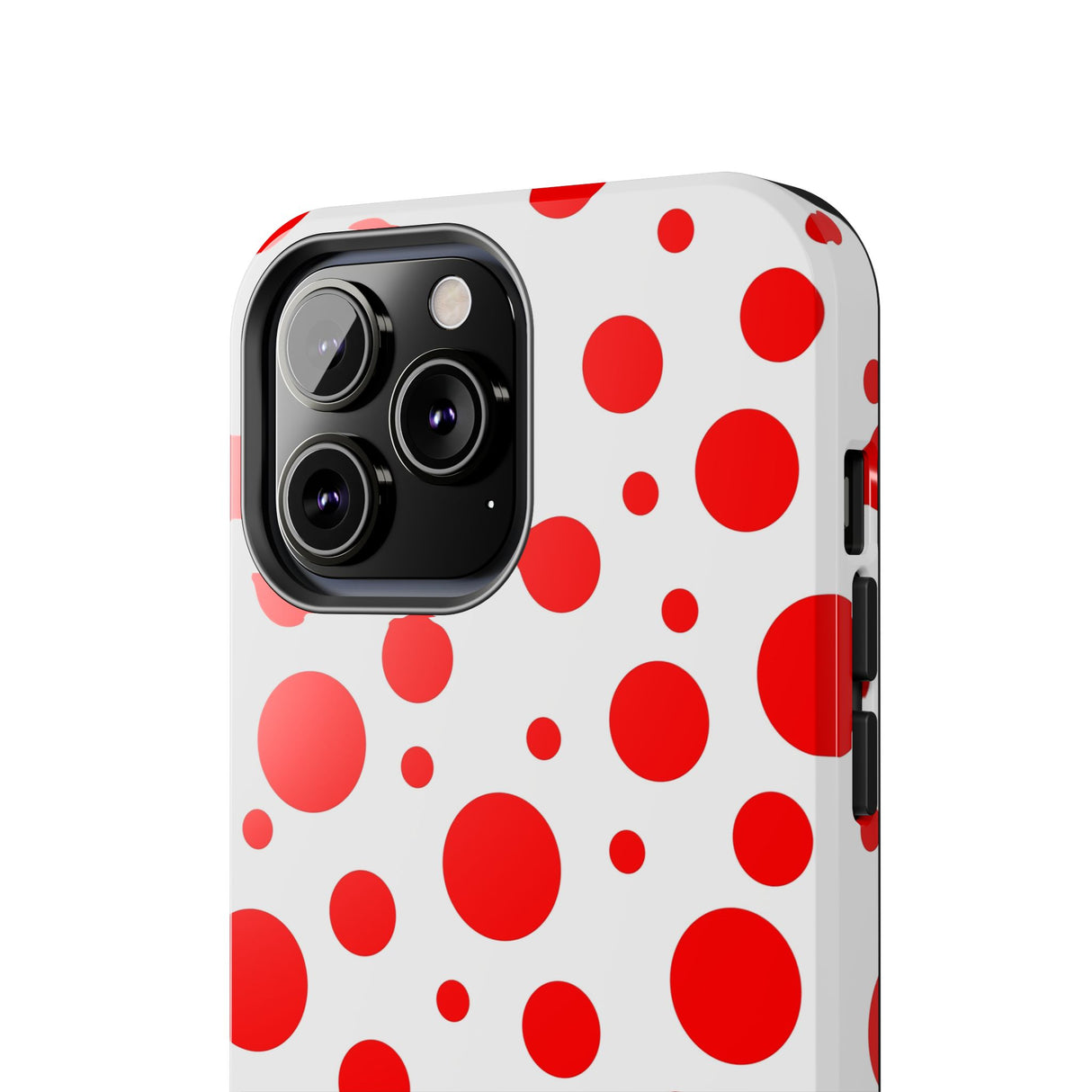 STUBBIE Phone Case for Apple iPhone - Red Polka Dot Phone Case