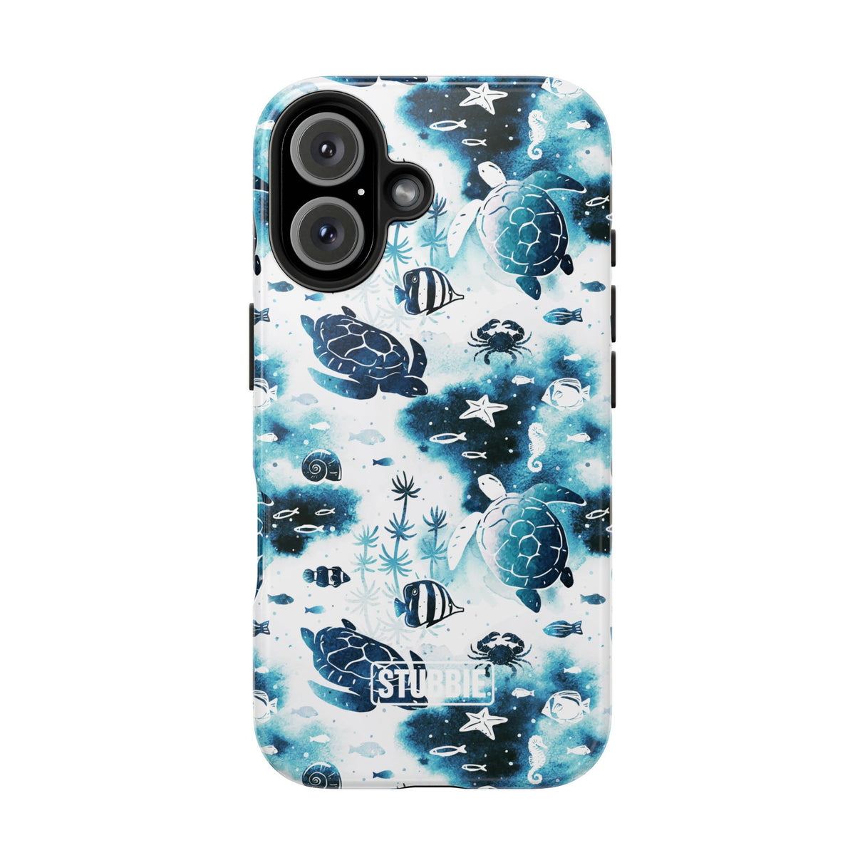 STUBBIE Phone Case for Apple iPhone - Fish And Turtle Phone Case