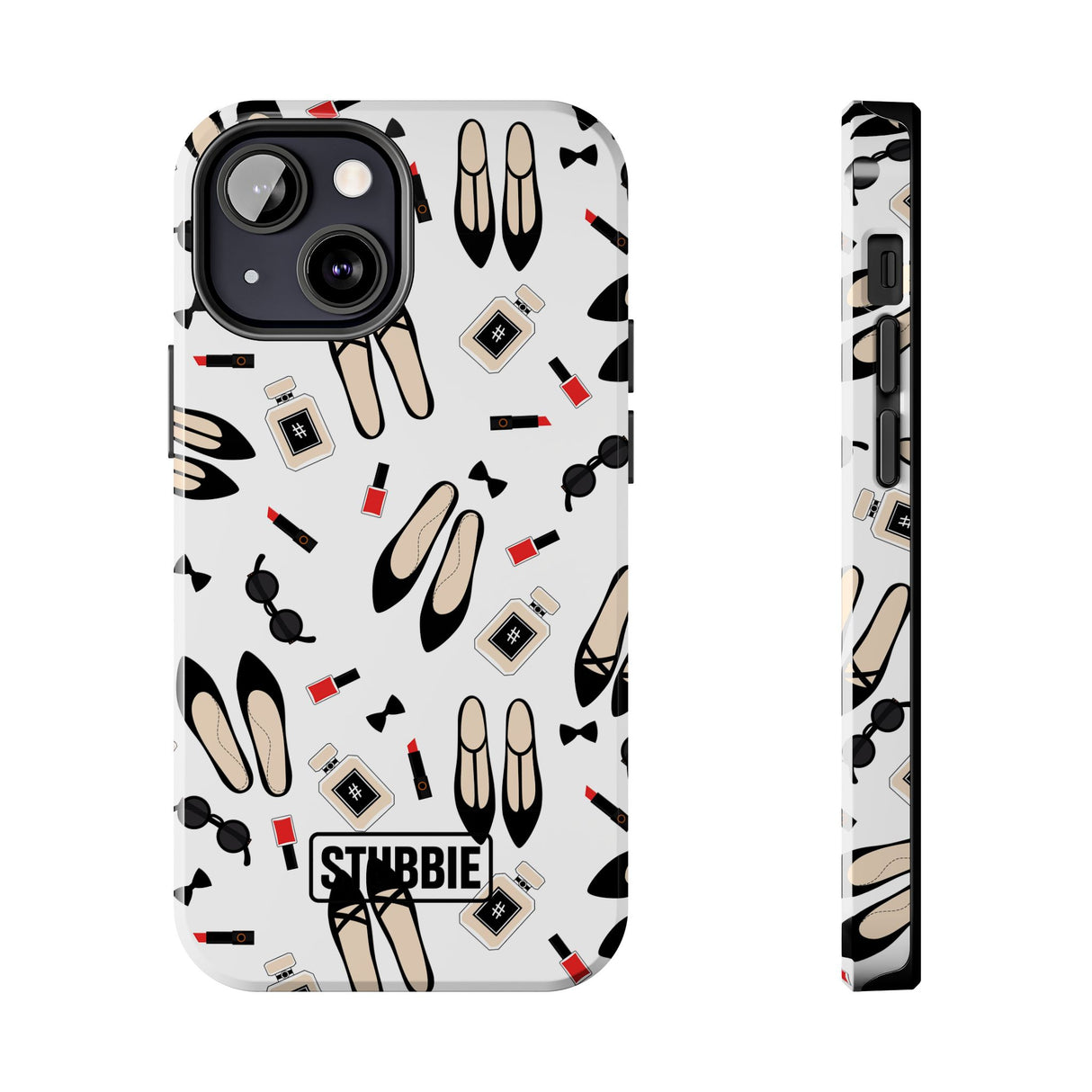 STUBBIE Phone Case for Apple iPhone - Heels And Lipstick Stubbie