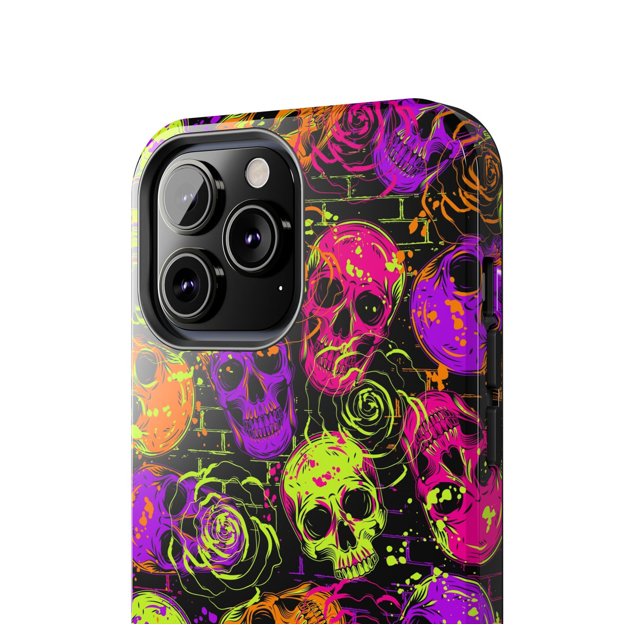 STUBBIE Phone Case for Apple iPhone - Neon Skulls Phone Case