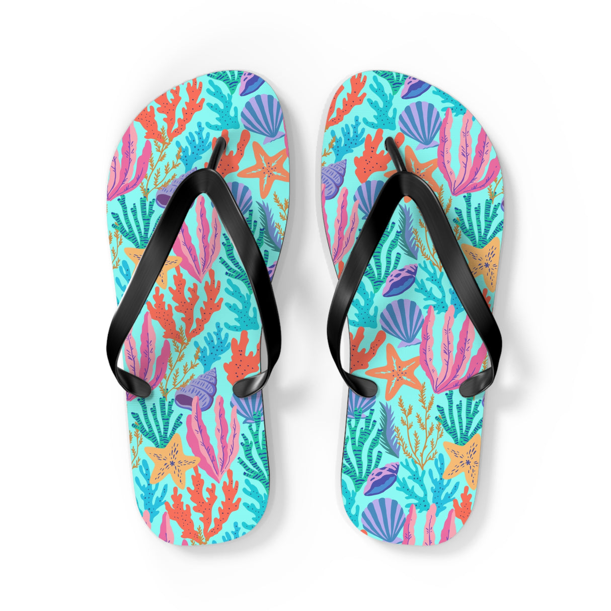 Coral Flip Flops
